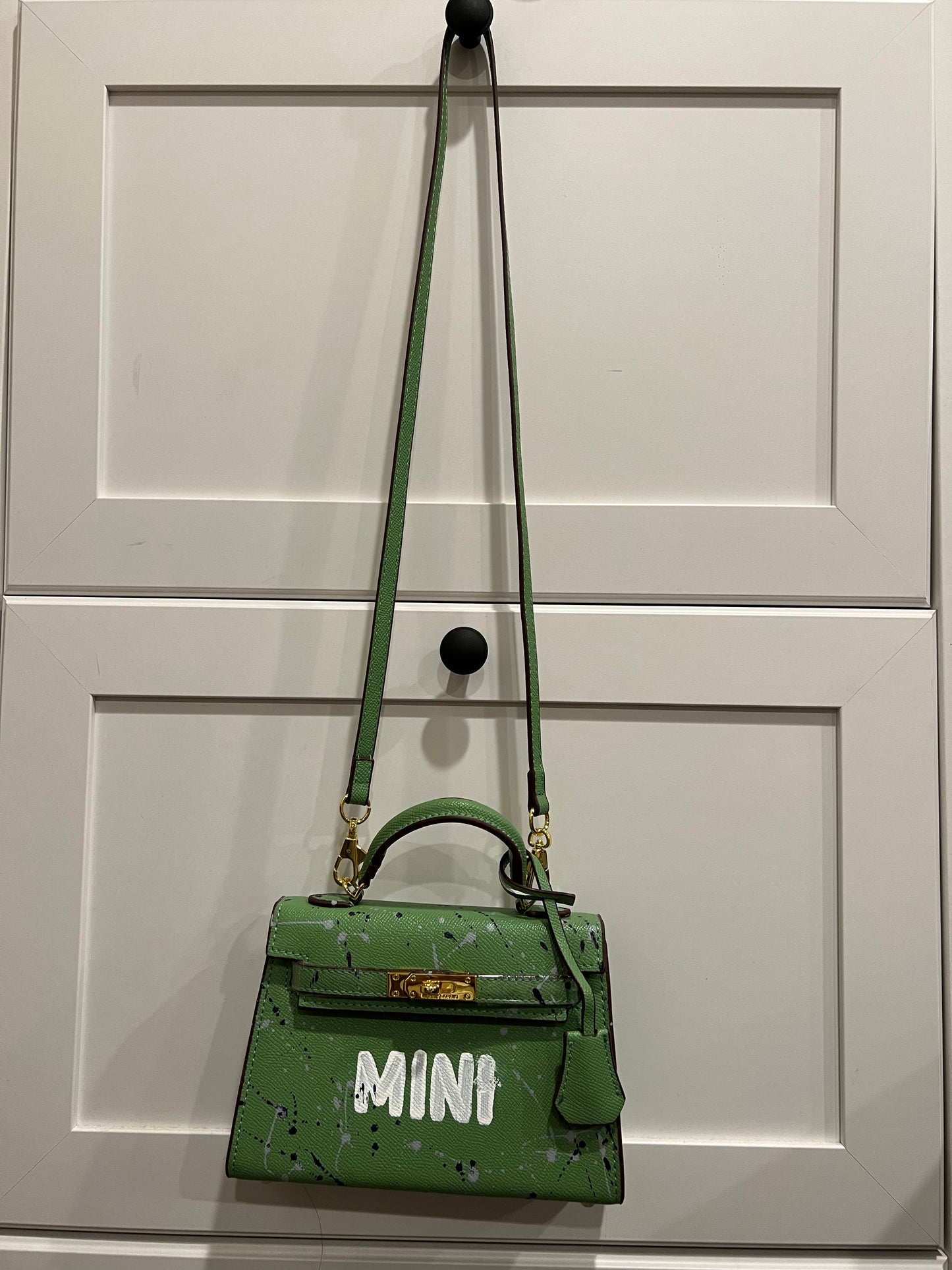 Hand painted designer inspired Bag - Mini