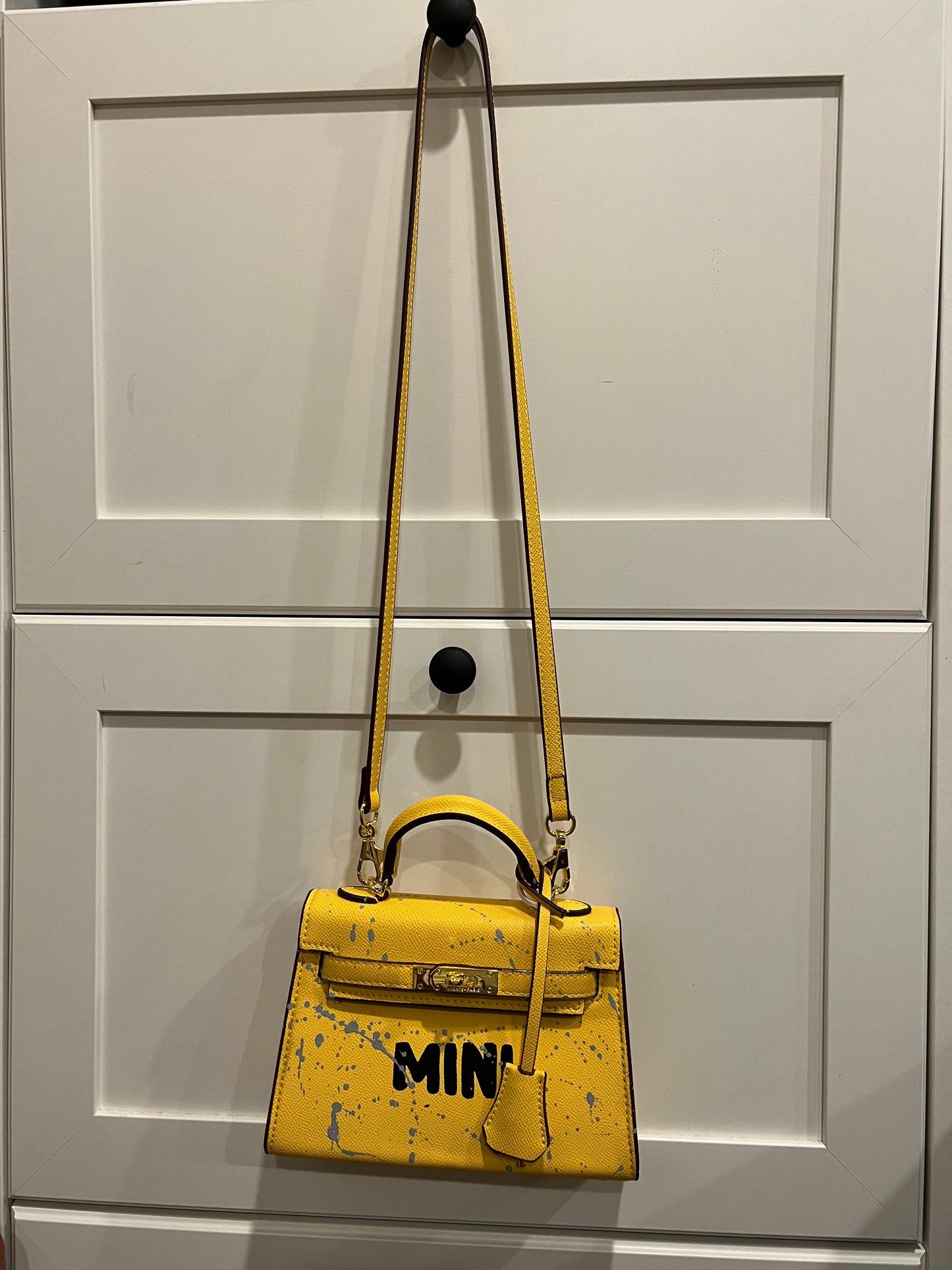 Hand painted designer inspired Bag - Mini