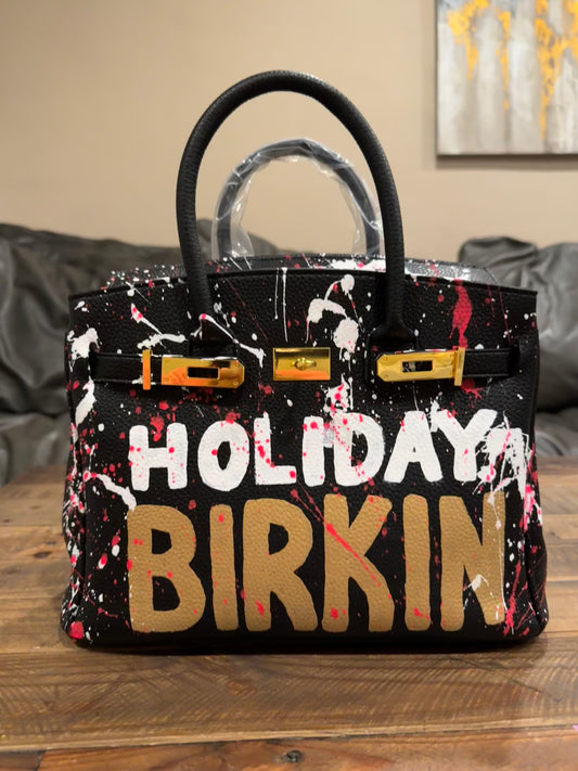 Designer inspired hand painted Bags