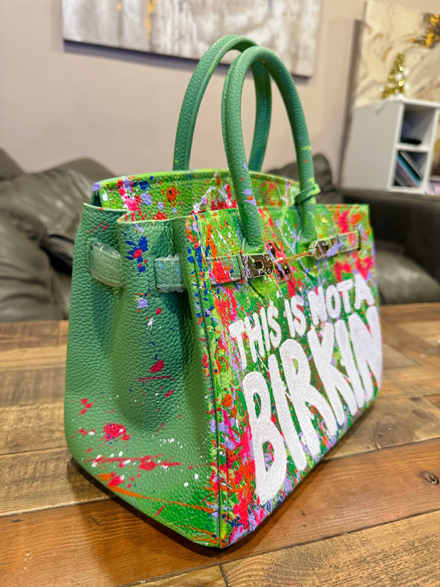 Designer inspired hand painted Bags